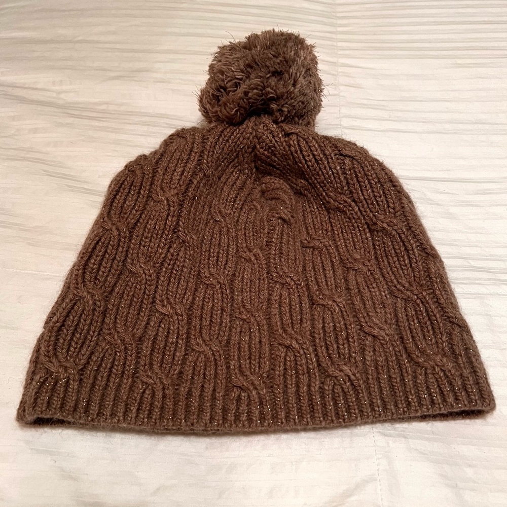 Portolano Brown Beanie Hat